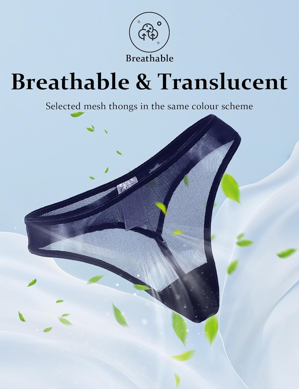 ohyeah Plus Size High Waist Garter Belt Set Lace Mesh Suspender Belt with 6 Vintage Metal Clip for Stockings - Image 6