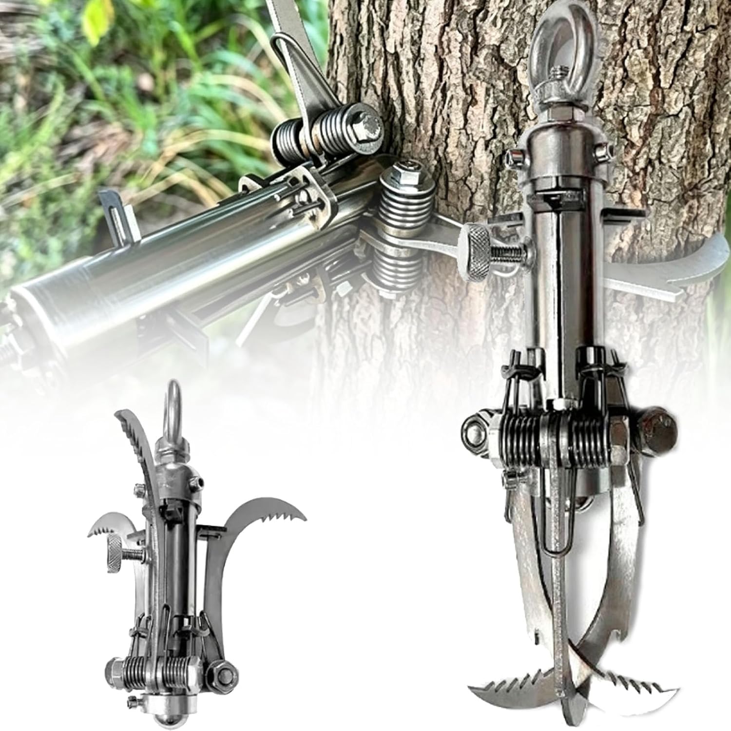 Flying Tiger Claw-Folding Hook Tool, Heavy Duty Stainless Steel Outdoor Utility Hook, Portable Compact Anchor for Camping, Gear Retrieval