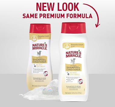 Nature's Miracle 2-in-1 Oatmeal Dog Shampoo & Conditioner, 16 oz