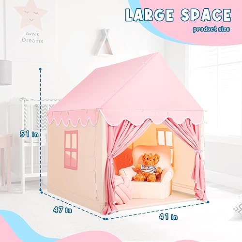 Miniatura 4 de Sumbababy Tienda de campaña para niños con luces de estrella, tiendas de campaña para niños pequeños, tiendas de campaña para interiores, juguetes