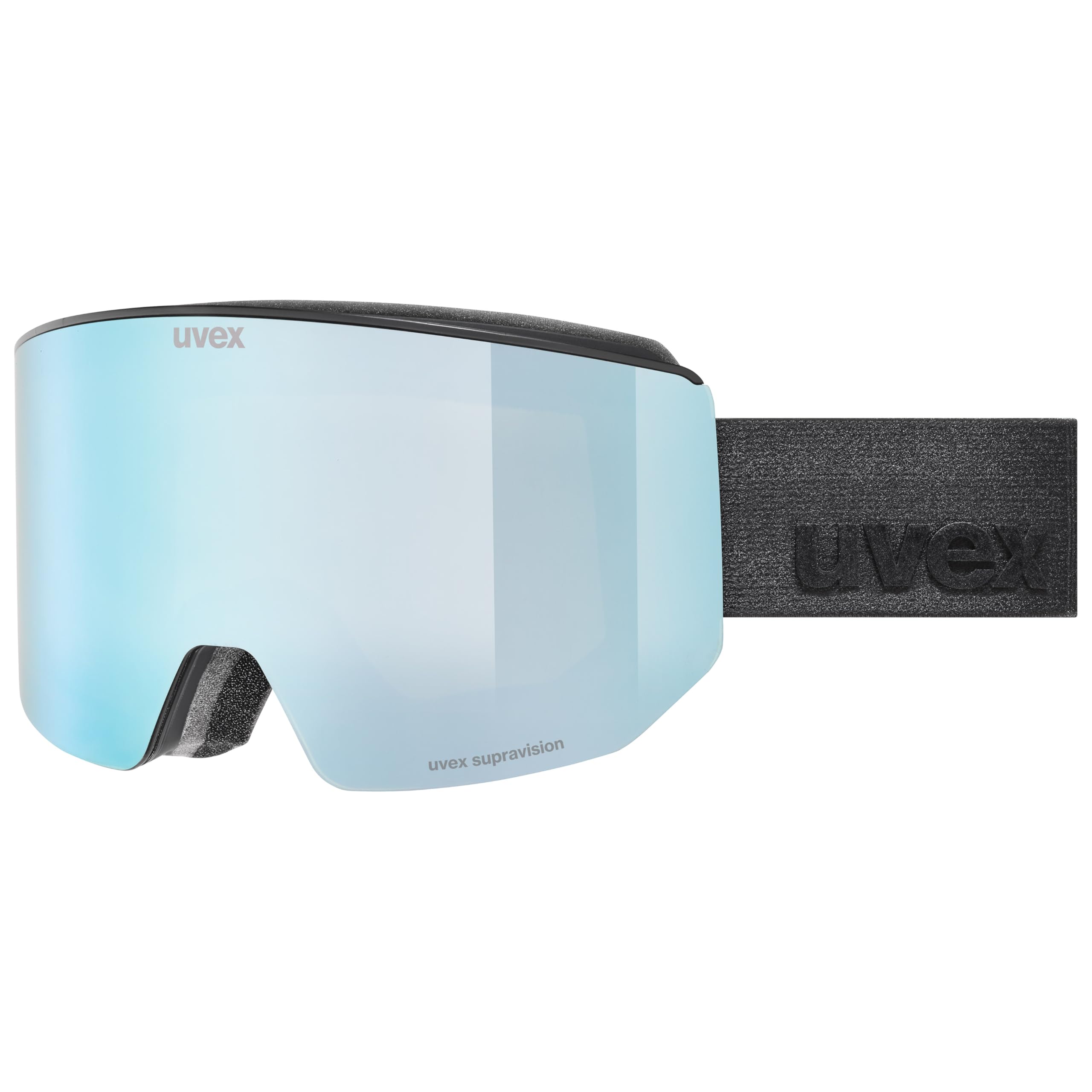 uvex lace ATTRACT, Gogle narciarskie unisex-dorosły, schwarz dl/FM eisblau-grün, one size