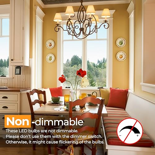 Miniatura 2 de Brightever Paquete de 4 bombillas LED Edison vintage equivalentes a 60 W, 6 W ST58 2700 K, bombillas de filamento LED antiguas, base media E26,