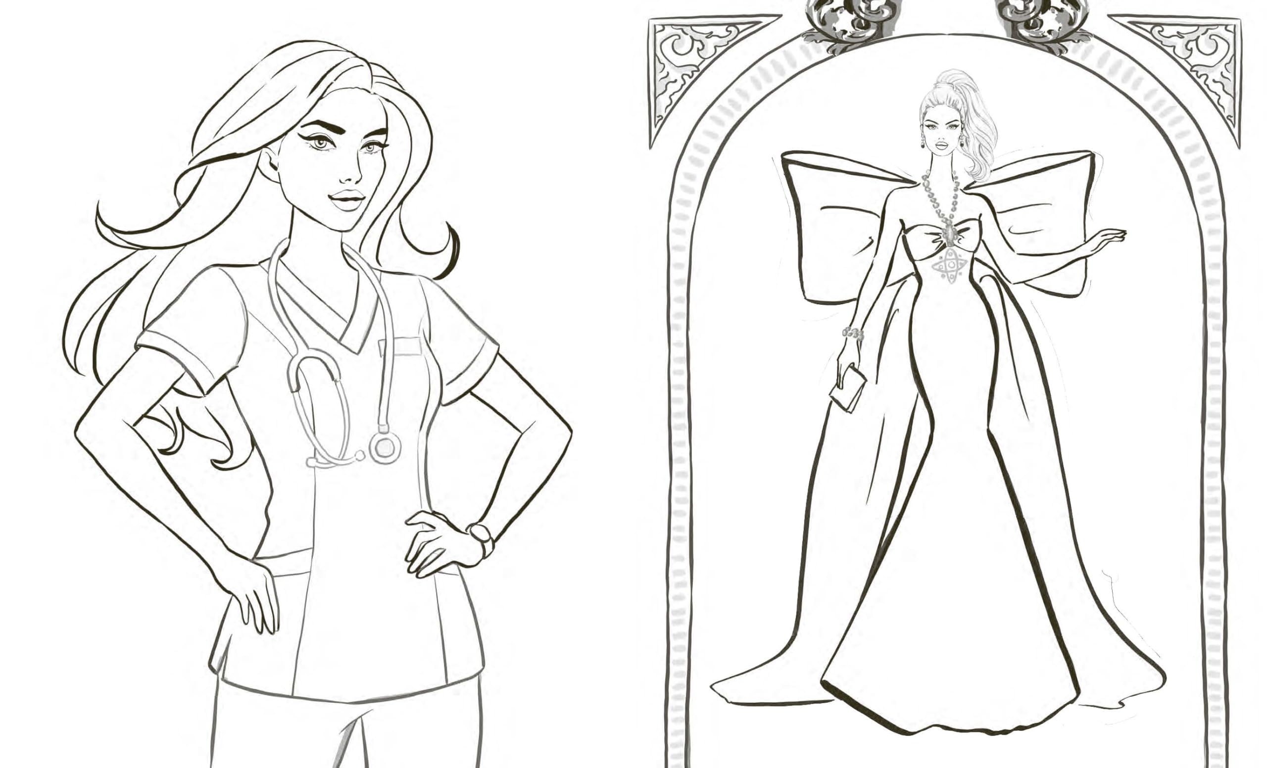 Barbie: Luxe Colouring