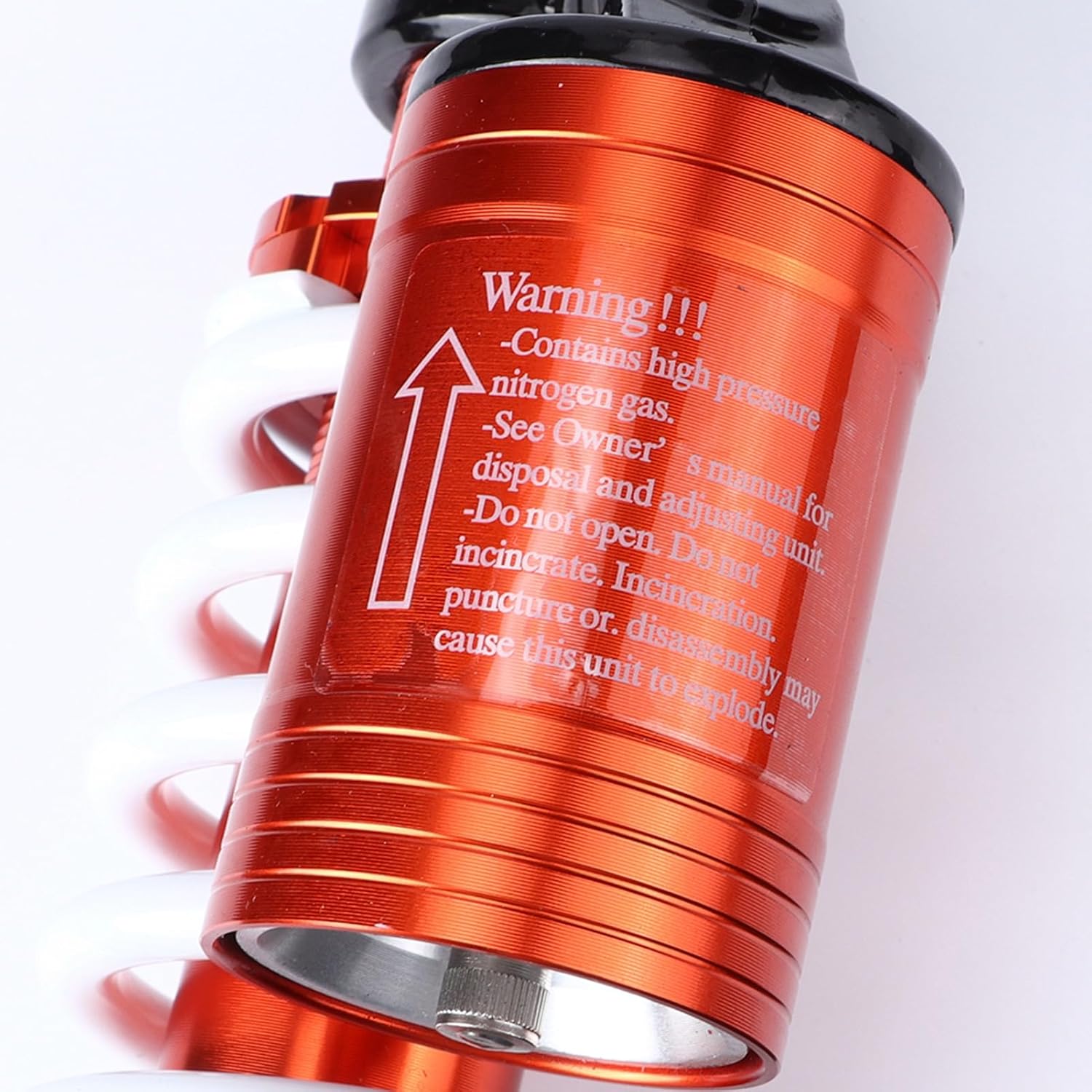 starrypxlモーターサイクルATVショックアブソーバースプリングストラット2PCSフロントリアヘビーデューティサスペンションシ