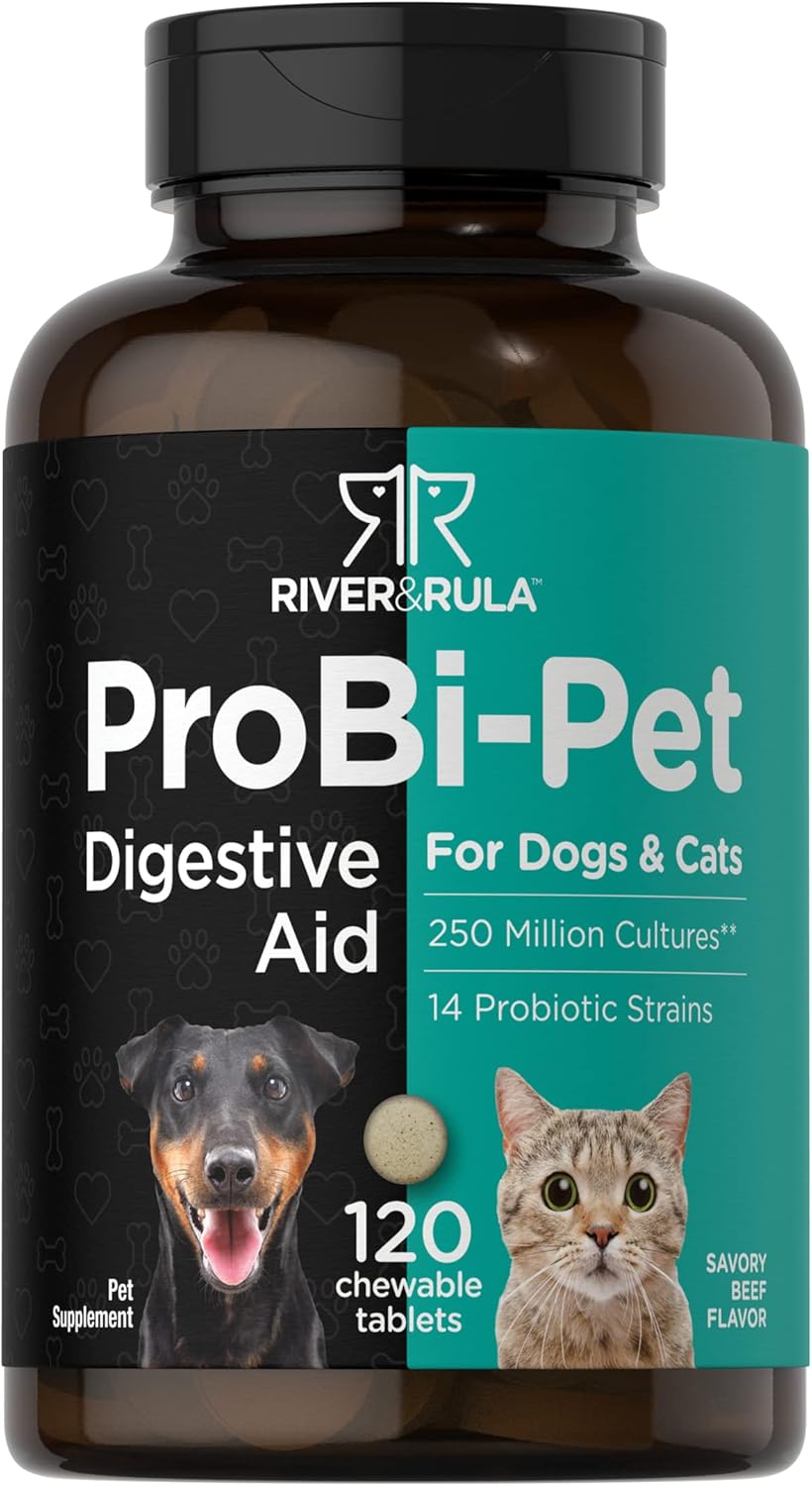 Horbaach Probiotics for Dogs & Cats...