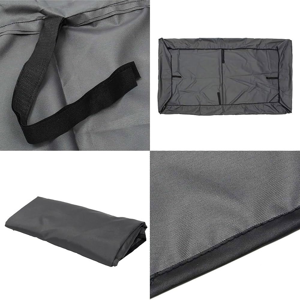 Toit De Rechange pour Balancelle De Jardin 191×120cm 213×122cm Imperméable en 210D Oxford Housse De Balancelle 2 3 Places Universelle(Grey,83x48x9in)