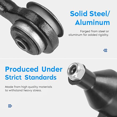 Miniatura 5 de 10 brazos de control superiores delanteros con rótulas + eslabones de barra estabilizadora + barra de acoplamiento para Jeep Commander 2006-2010,