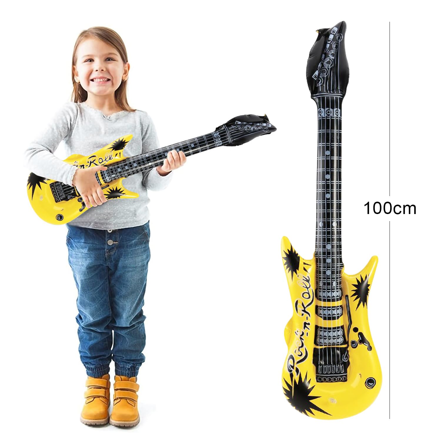 GuassLee Gonfiabile Rock Star Toy Set - Puntelli Gonfiabili Da 18 Pezzi - Foto 6
