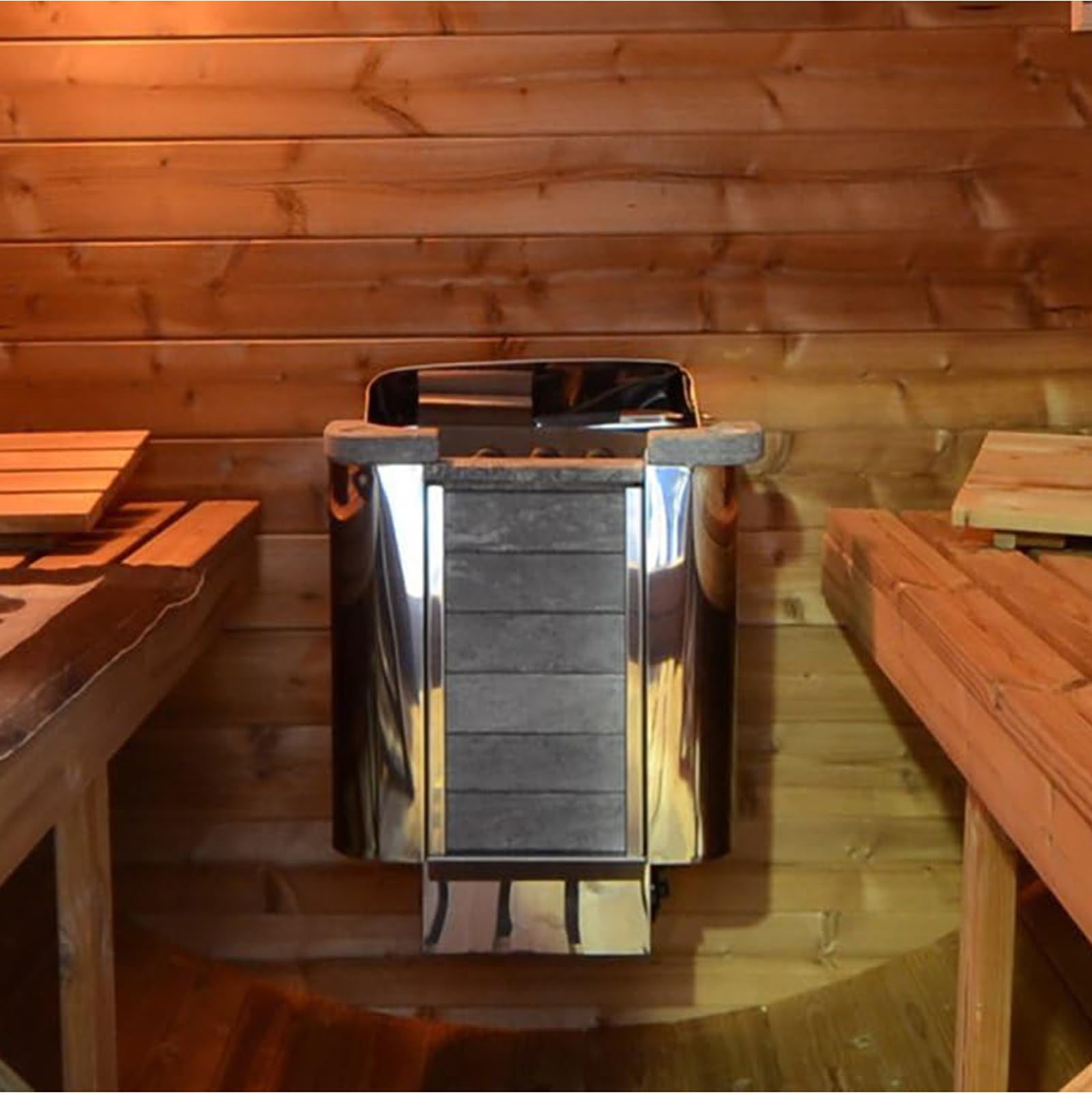 Poêle De Sauna 6KW/8KW/9KW Type De Contrôle Interne Outil De Chauffage De Poêle De Sauna en Acier Inoxydable pour Sauna pour Les Hôtels Les Spas Et La Famille Utilisent,9kw