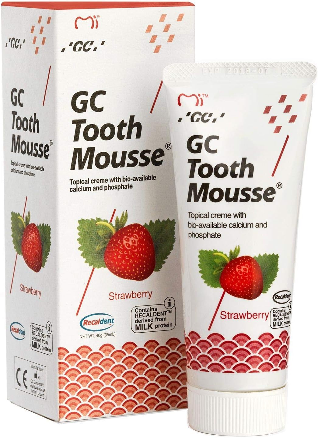 3 to 5 Days Fast Delivery GC Tooth Mousse Strawberry Flavor