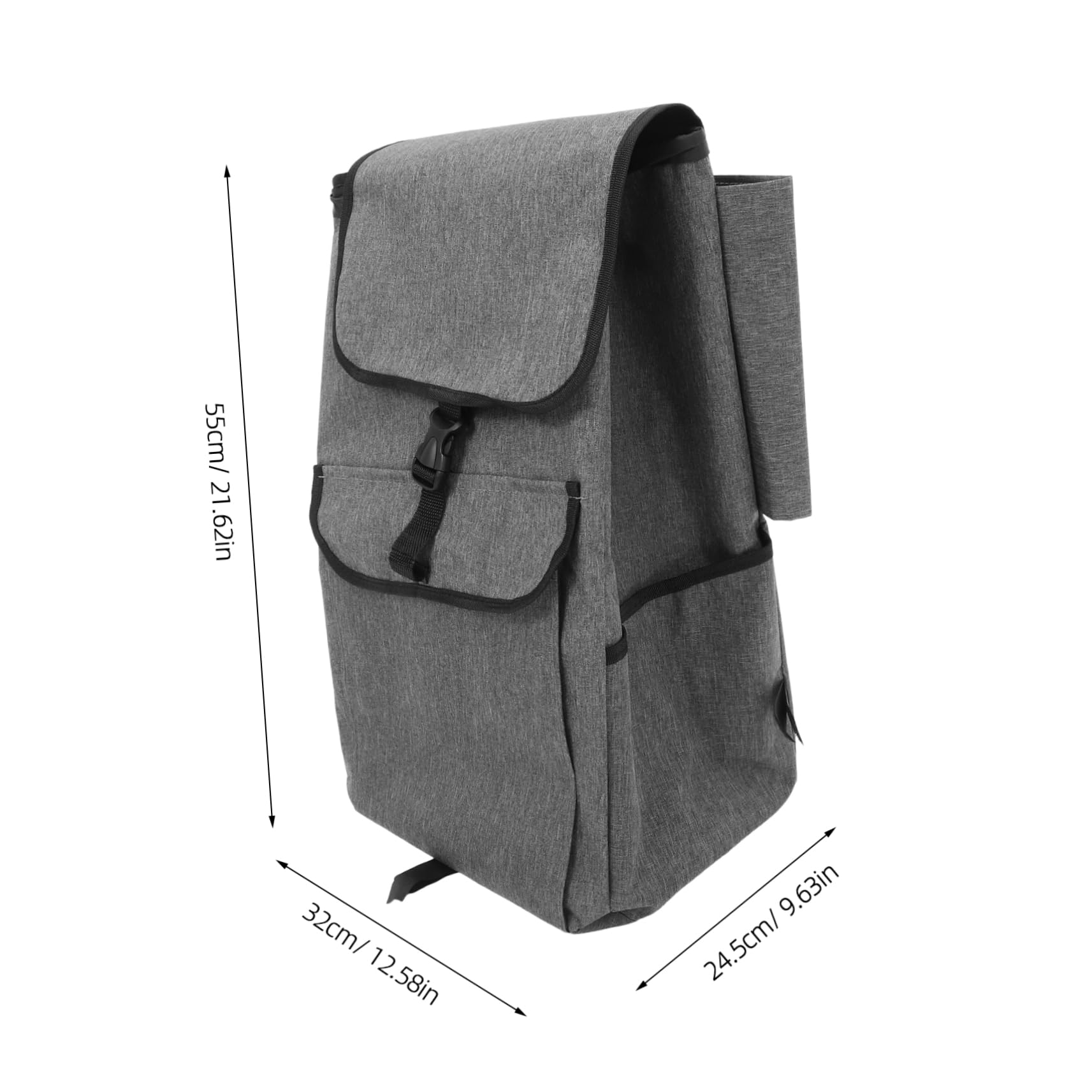 Cabilock Replacement Bag for Shopping Cart Large Capacity Trolley Bag Removable Handles Waterproof Oxford Cloth