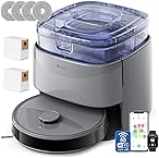 Lefant M3 Max Robot Vacuum and Mop, All-in-one 20000 Pa Powerful Suction, 210 min, Auto Mop Washing and Drying, Self-Emptying for 3.2L, dToF Navegación Láser, WiFi/Alexa/App/i Watch, 2.4G & 5GHz WiFi