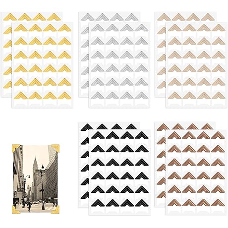 240-Piece Picture Corners for Effortless Mounting of Precious Memories