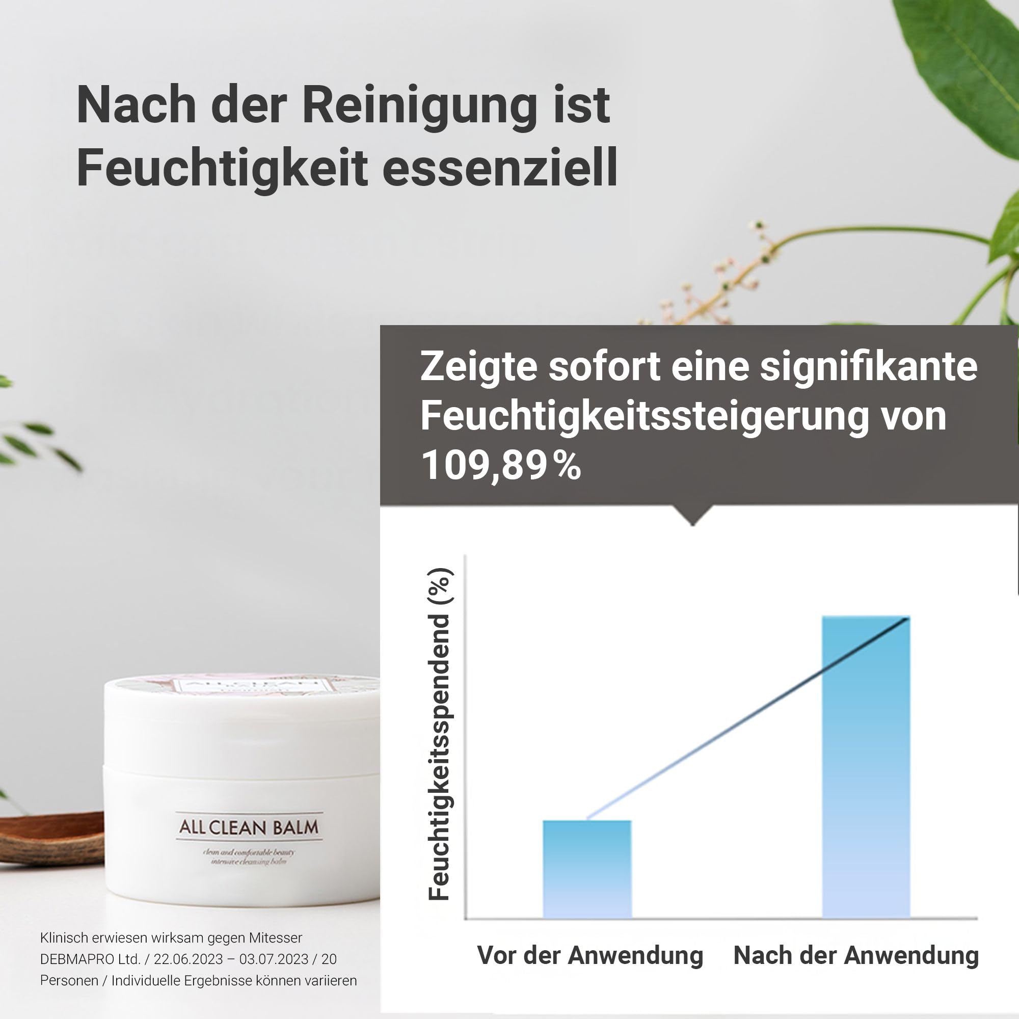 HEIMISH All Clean Balm - Reinigungsbalsam, Entferner für wasserfestes Make-up, Gesichtsreiniger, Ölbasierter Reiniger, Koreanische Hautpflege mit natürlichem Aromaöl, Vegan, 4.0 fl.oz/120ml