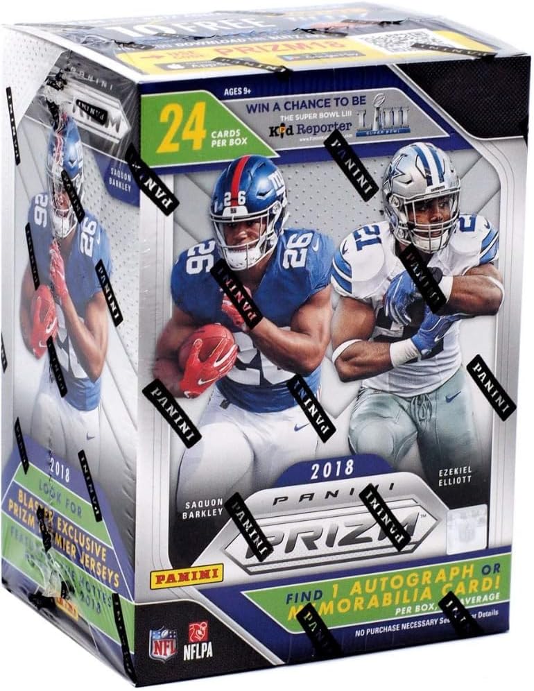 2018 Panini Prizm Football Sealed Blaster Box (24 Cards/Box)