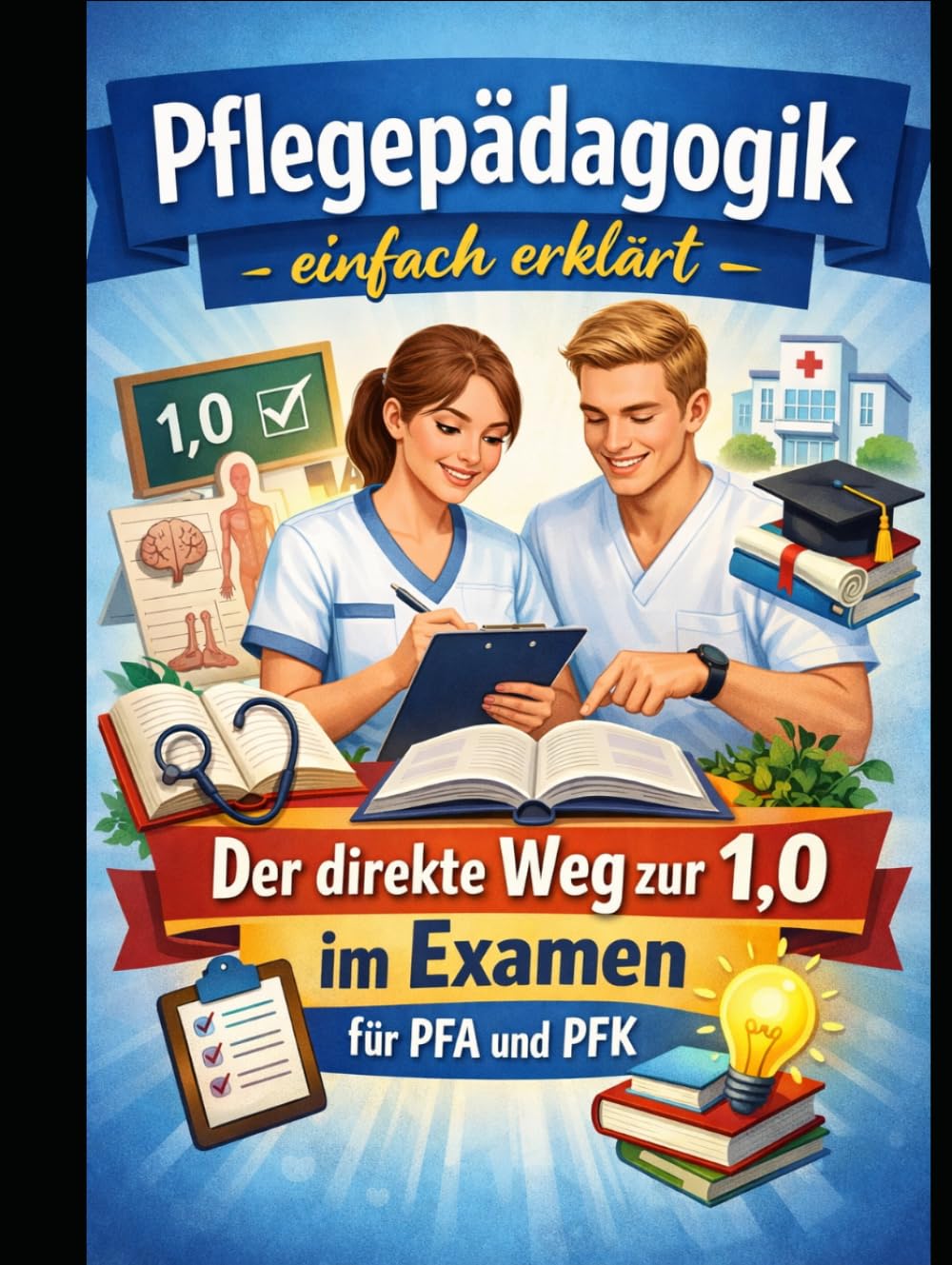 Pflegepädagogik einfach erklärt: Der direkte Weg zur 1,0 im Examen für PFA und PFK (Einfach Lernen - Pflegeausbildung)