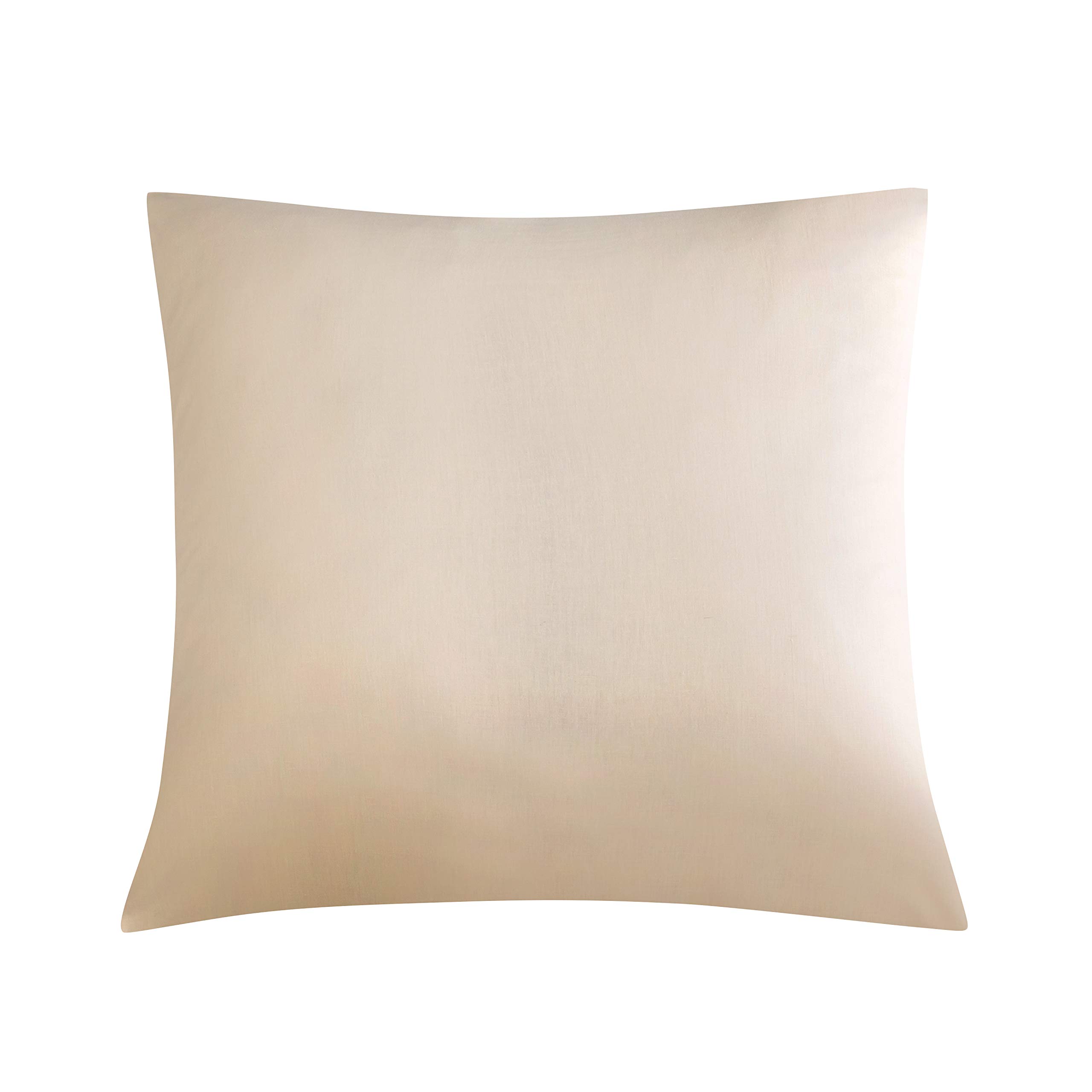 AYSW Baumwolle Bettwäsche 155x220 cm Beige 1 Bettbezug mit 1 Kopfkissenbezug 80x80 cm