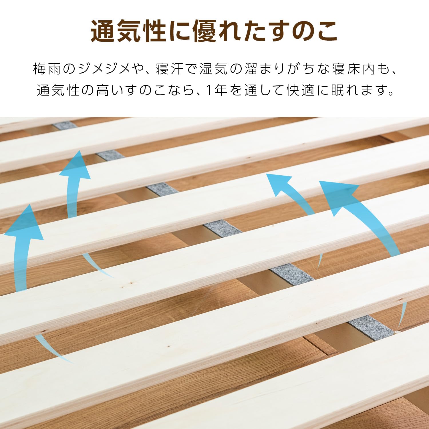 Amazon｜SOZOKUKAN ベッド ベッドフレーム 宮棚付き すのこヘッド