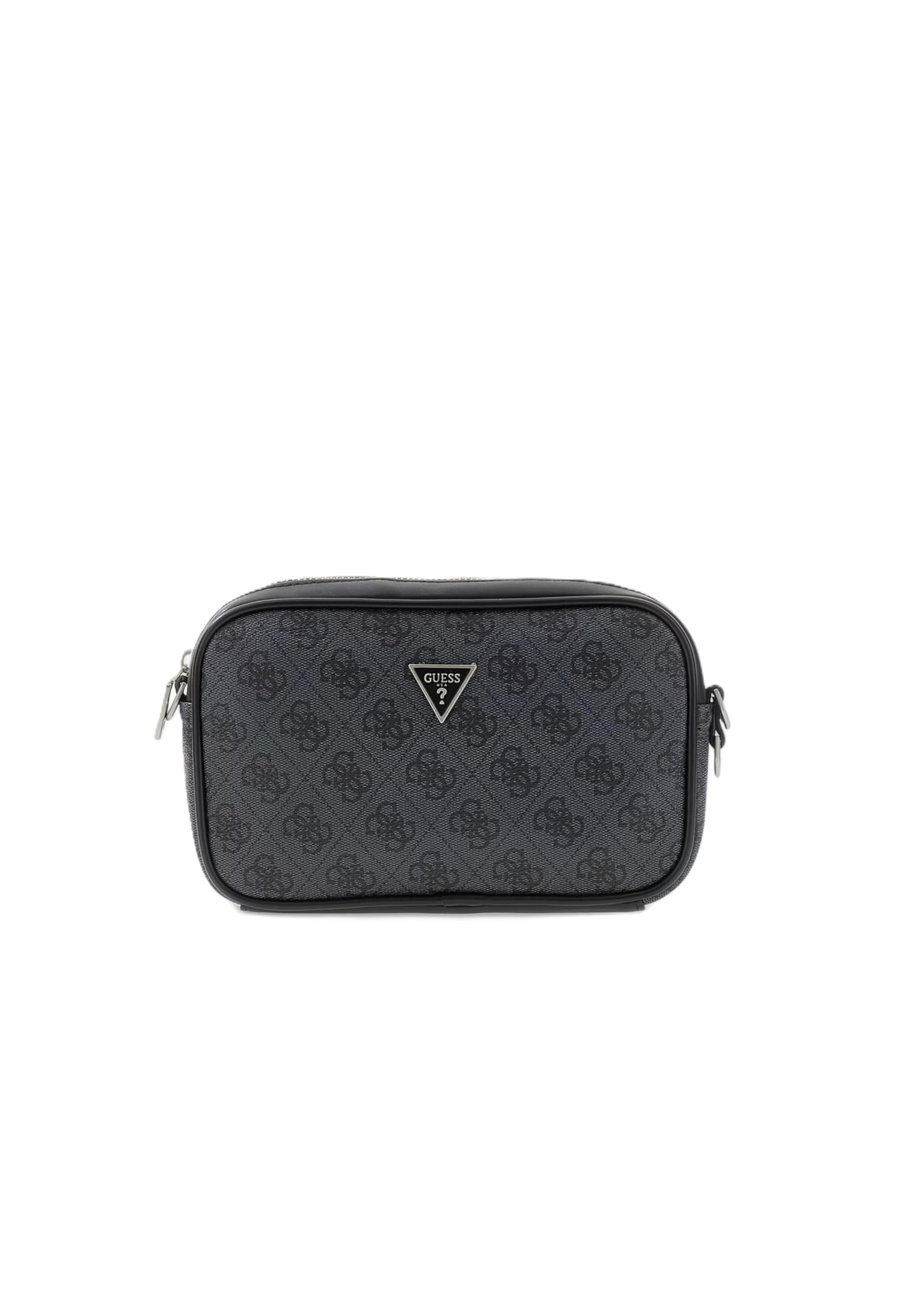 Guess Men's Noir Shoulder Bag Milano Camera