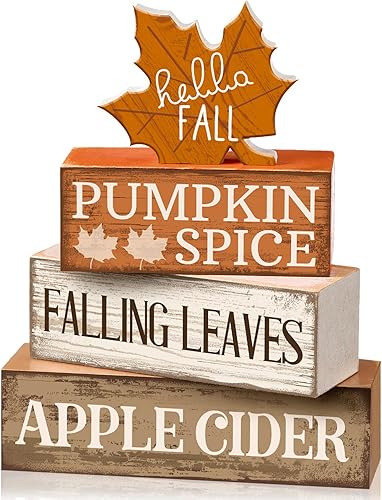 Miniatura 37 de 4 piezas de decoración de mesa de madera de granja, decoración de bandeja escalonada para decoración rústica retro de madera en forma de casa,