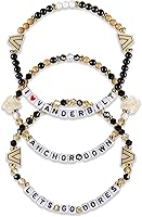 Vista 95 de FOCO NCAA unisex-adulto Paquete de 3 Pulseras de la Amistad con Cuentas con Logotipo de Equipo Universitario de la NCAA Oficialmente Licenciadas