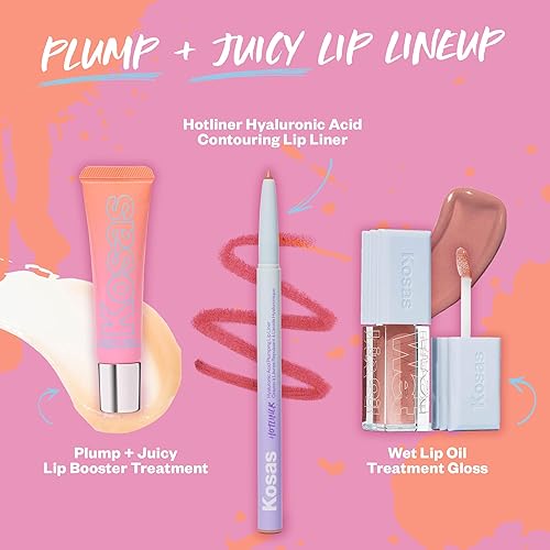 Miniatura 8 de Kosas Refuerzo de colágeno labial regordete y jugoso