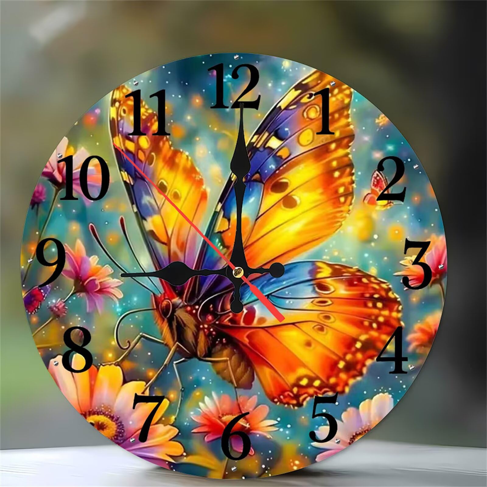 Horloge murale moderne silencieuse sans tic-tac pour chambre et sommeil paisible