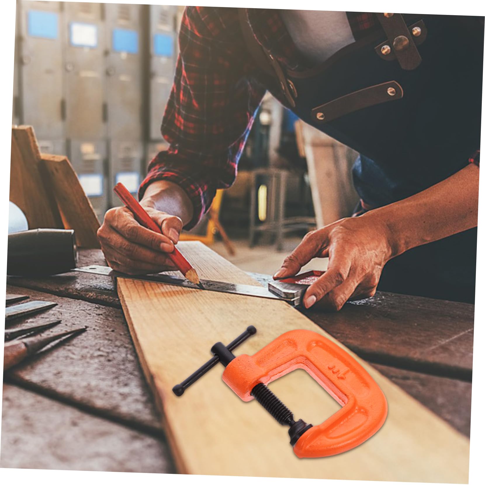 MUSISALY 4pcs Mini Set Desk Mount Clamp Table Mounting Clamp Small g Clamp Desk Mounting Clamp Desktop Clamp Universal Table Mount Clamp Tabletop Mount Clamp Table Mount Clamps Steel