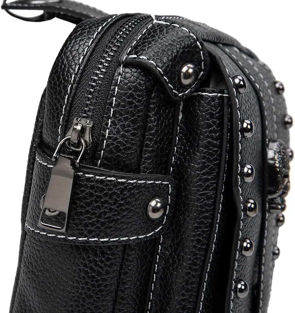 Womens Sling Bag Crossbody Fanny Pack Purse Leather Casual Fashion Travel Daypack Sport Chest Satchel for Women - Image 7