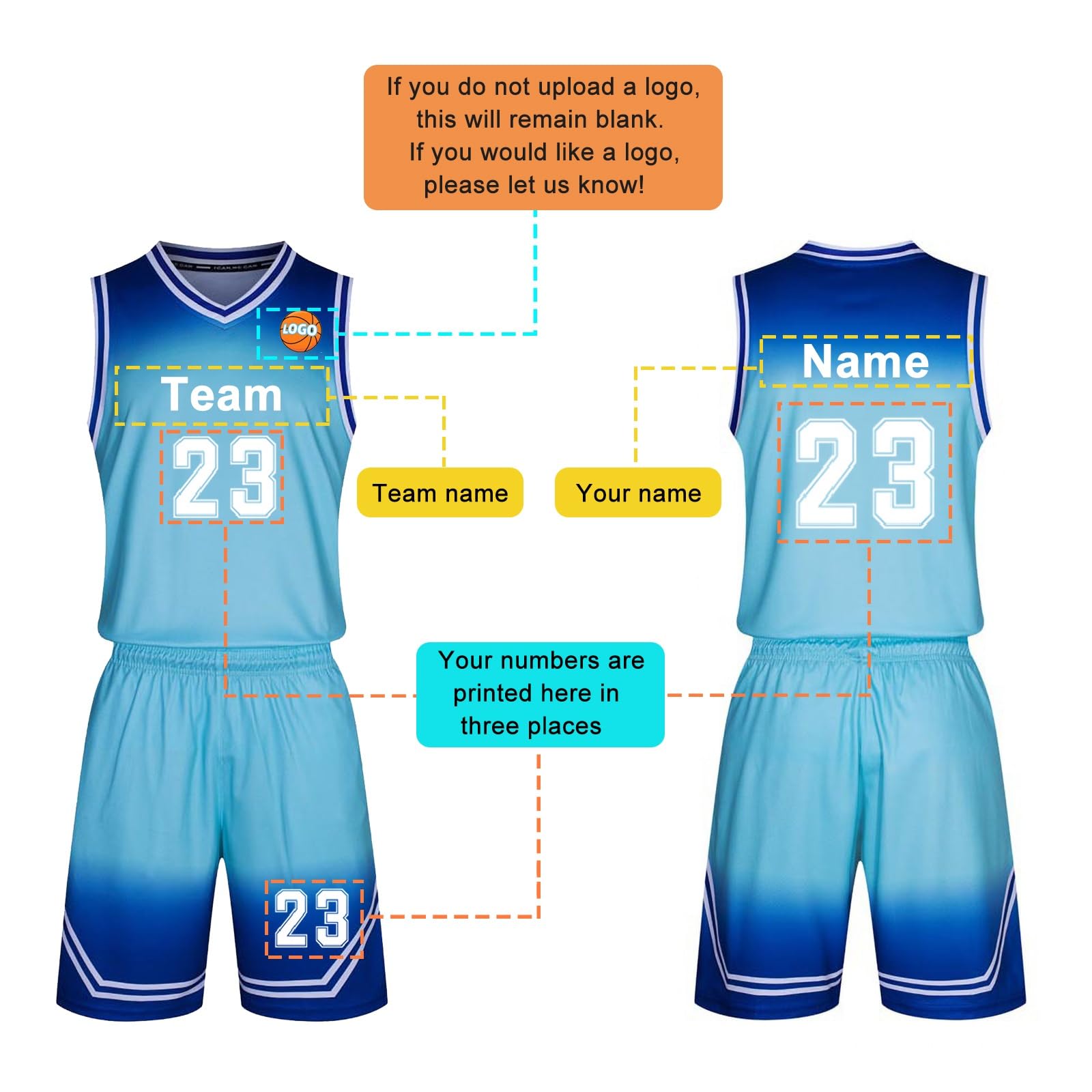 Personalizar Camiseta de Baloncesto de niño y Adultos Camiseta Baloncesto Personalizada con Cualquier Nombre, Número, Equipo, Logo