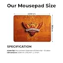 GoThriff IPL Cricket Theme Mouse Pad for PC | Large XXL Desk Mat | Anti-Slip Base, Overlock Stitched | Extended Gaming Mousepad Keyboard Mat | Cricket Fan Gift (SRH, Small) gallery image