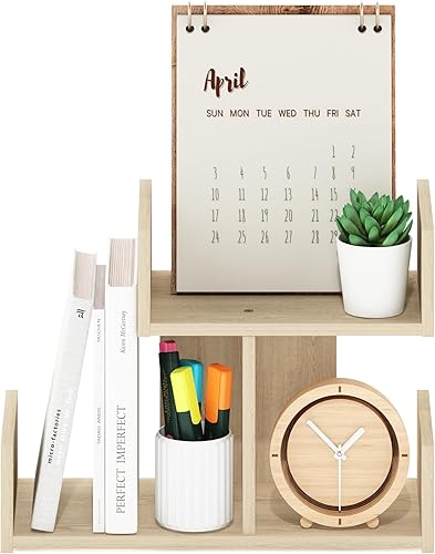 Vista 35 de Furinno Hermite - Estantería organizadora para escritorio, color espresso