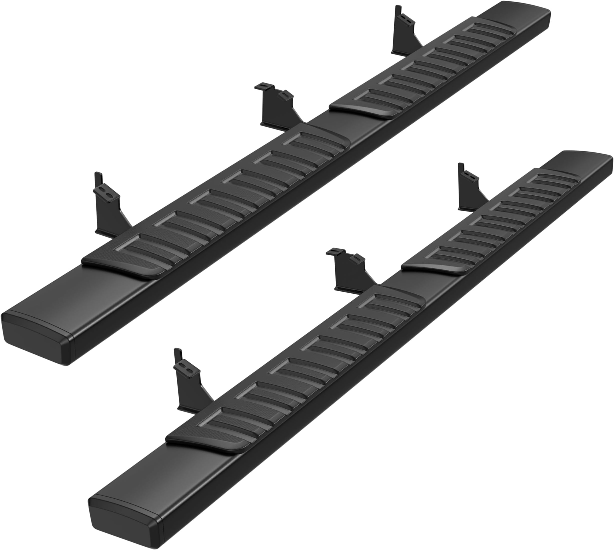 Drop Side Step Bars For 2024-2025 Toyota Tacoma Double Cab - Black Running Boards (2-Piece Set)
