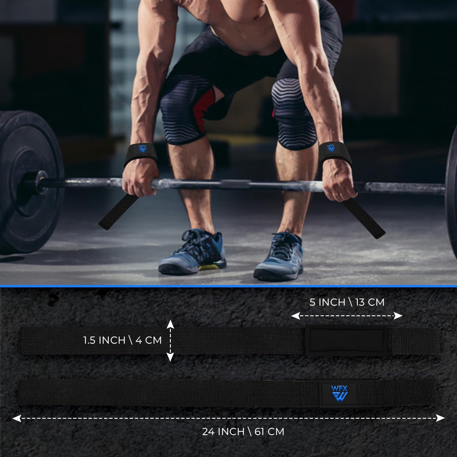 Polsiere per sollevamento pesi imbottite, in neoprene, per uomini e donne, per palestra, cross fit, allenamento, manubri, fitness, body building, power lifting, stacchi da terra