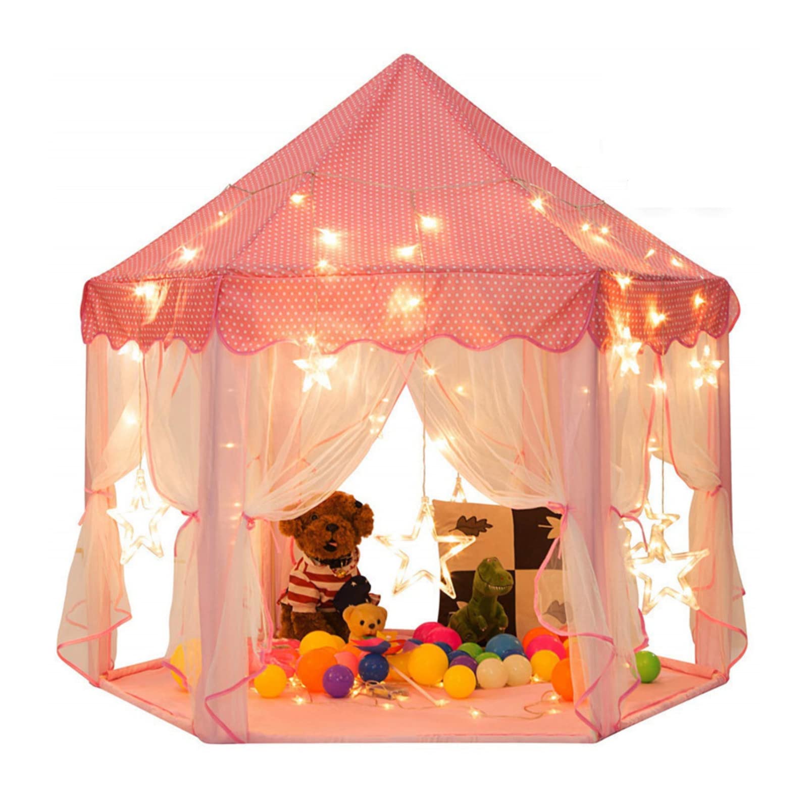 Amazon | 子供用テント プリンセス 知育玩具 室内遊具 室内テント 