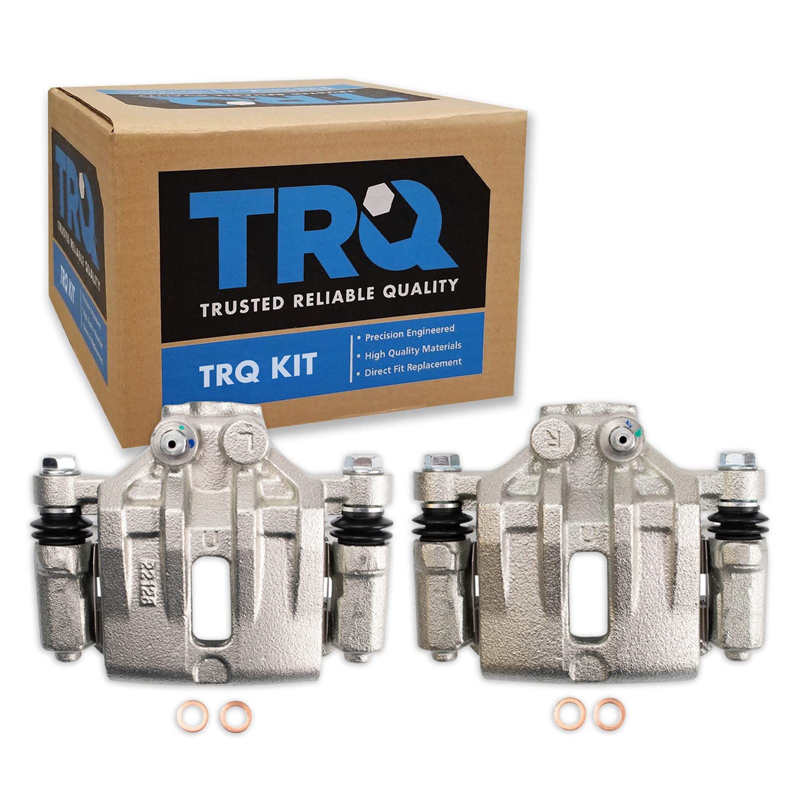 TRQ Rear Brake Caliper Set Compatible with 2009-2010 Kia Rondo