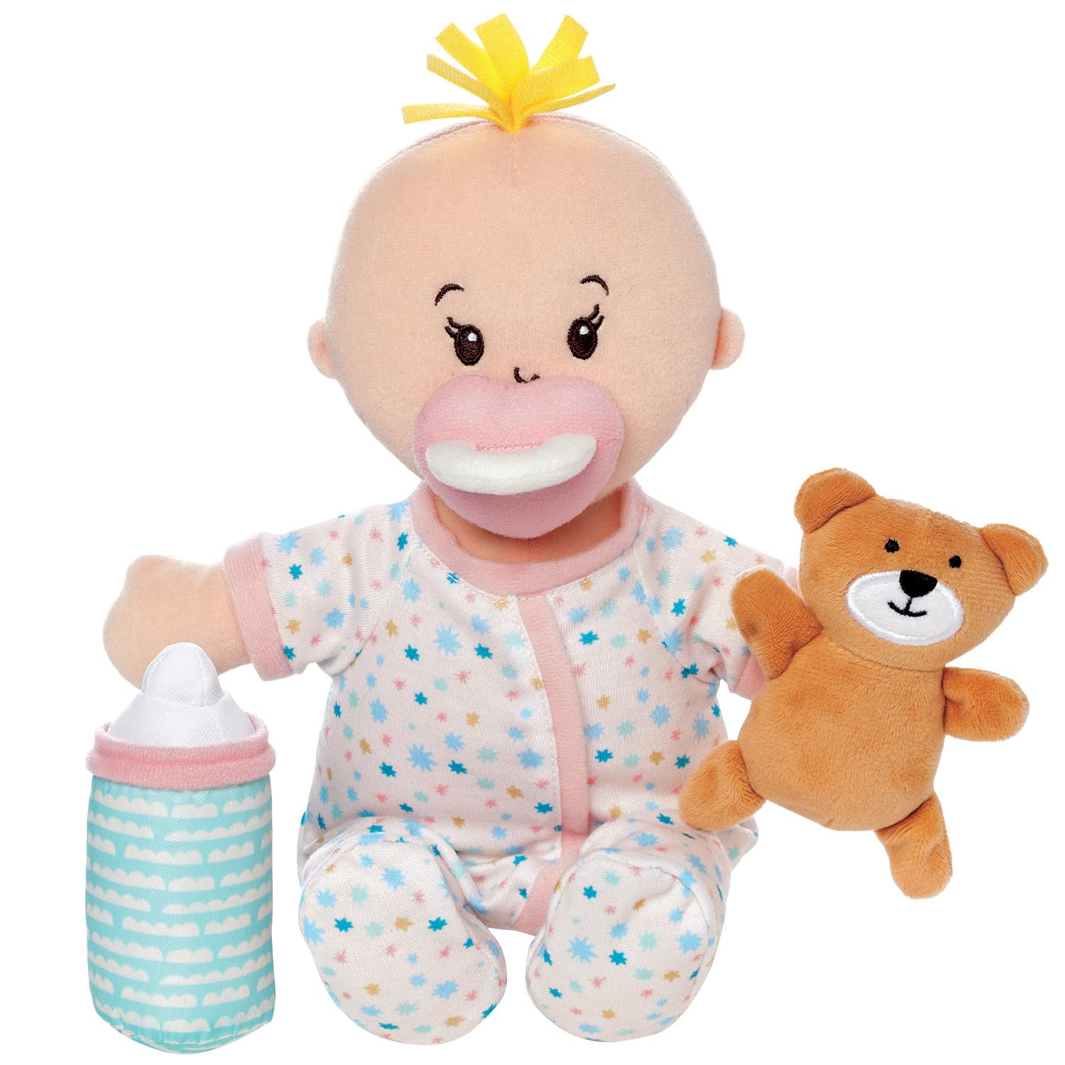 Manhattan Toy Wee Baby Stella Sleepy Time Scents Soft Doll Set, 12", Pink