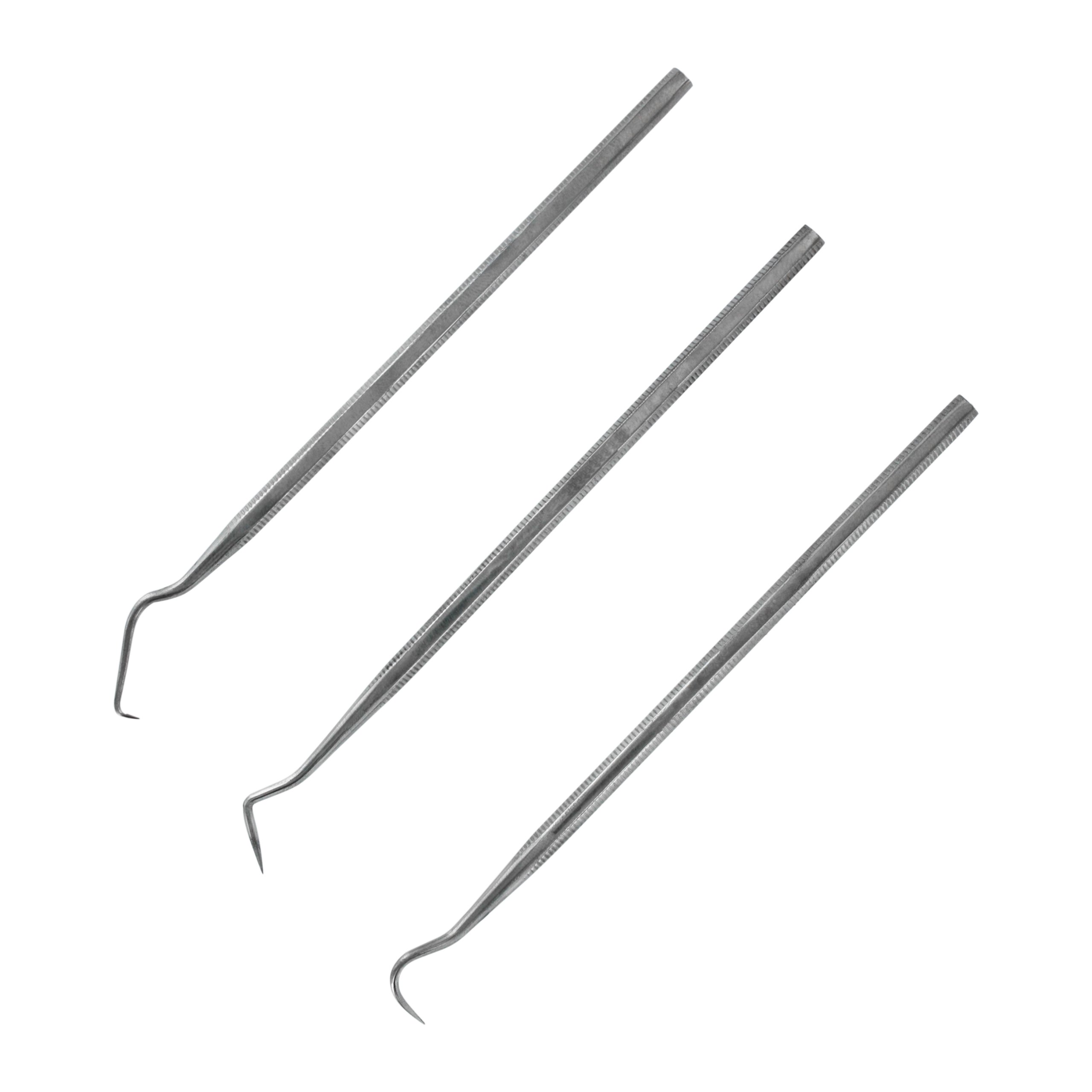 Modelcraft Silver Durable Pack Of 3 Stainless Steel Probes  : Small