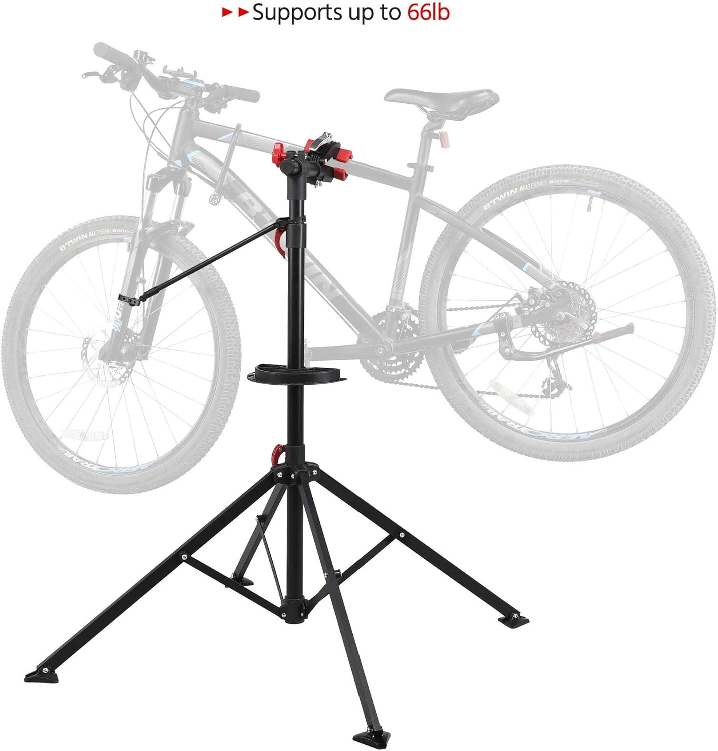 YAHEETECH Bike Repair Stand Height Adjustable with Multiple Quick Release Telescopic Arm Bonus Tool Tray for Home Bicycle Mechanic : Sports & Outdoors