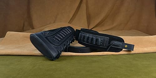 Miniatura 9 de Funda de cuero para rifle de escopeta con eslinga de pistola para .357 .30-30 .30-06 .45-70 .22LR 12GA 16GA 20GA