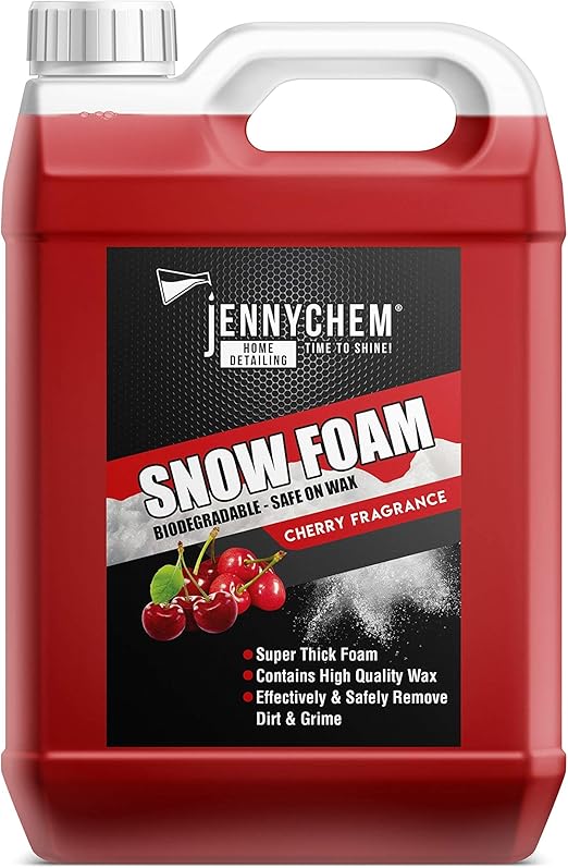 Snow Foam Car Wash Shampoo (2.5 L) Cherry Scented Thick Foam Cleaner