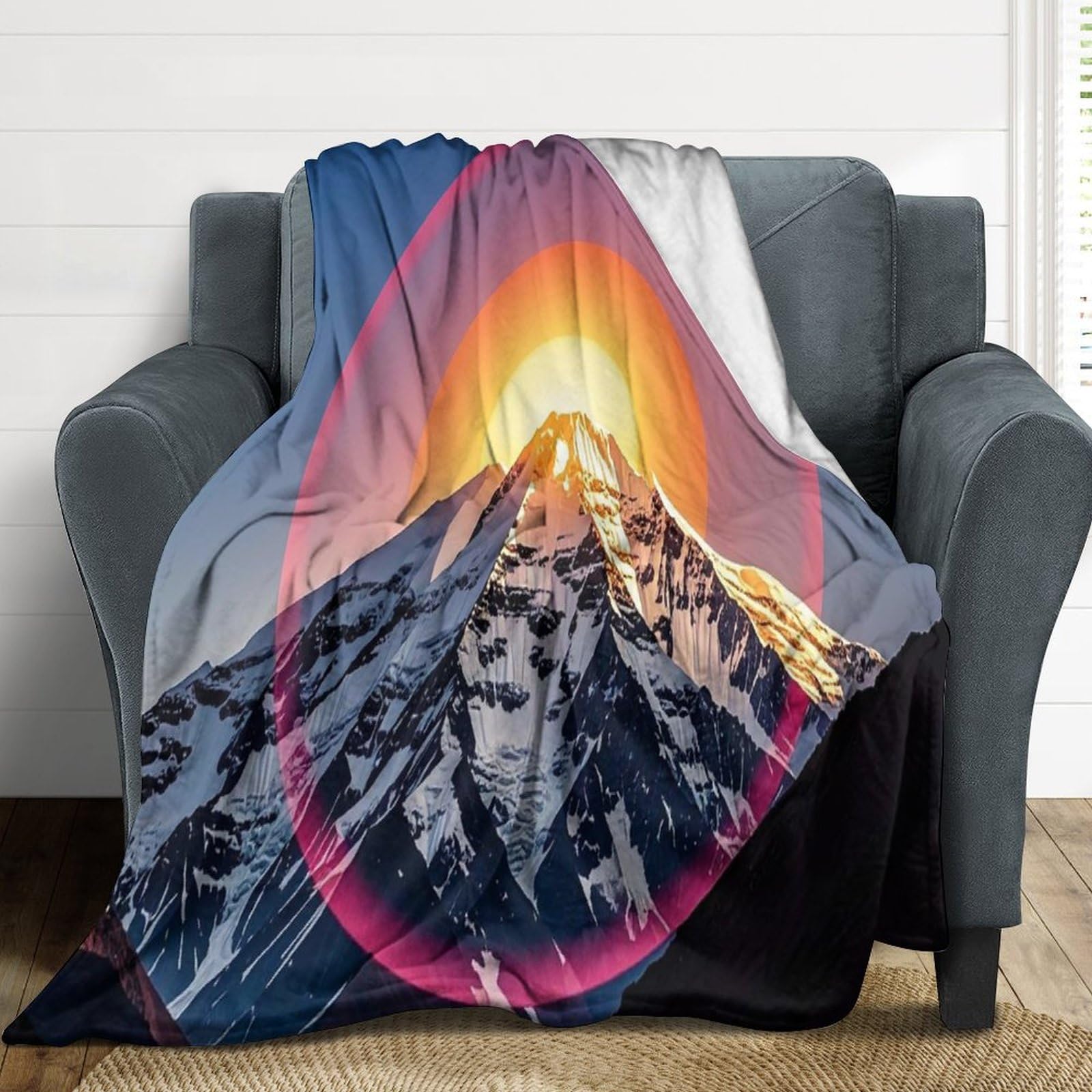 Couverture solaire lit en flanelle pelucheuse et confortable