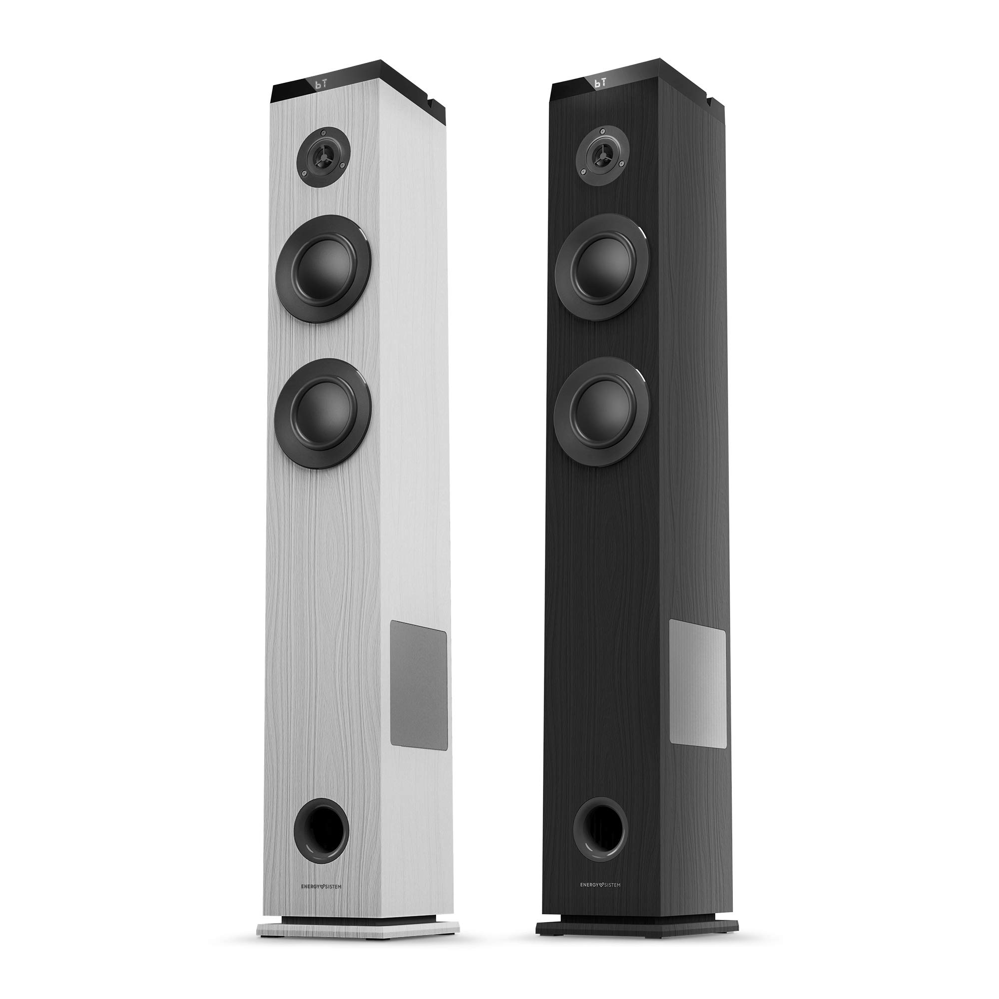 Energy Sistem Tower 5 g2 Ivory (65 W, Bluetooth 5.0, True Wireless Stereo, Radio FM, USB/MicroSD MP3 Player, Audio-in) Blanc