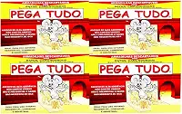 Kit com 4 Ratoeira Adesivas para Ratos e Camundongos, Uso Residencial e Comercial