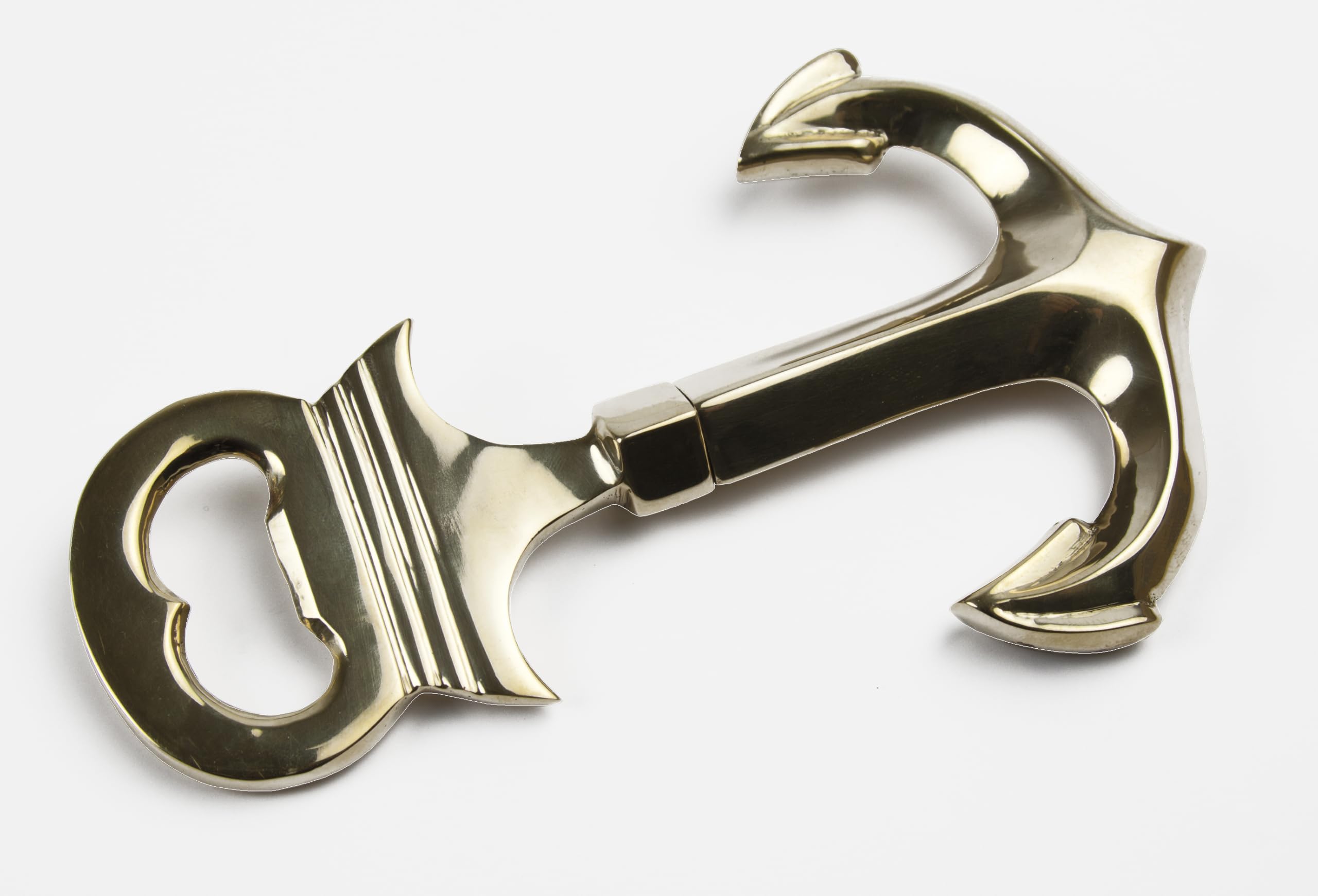 Nauticalia Anchor-Shaped Bottle Opener & Corkscrew, 15cm