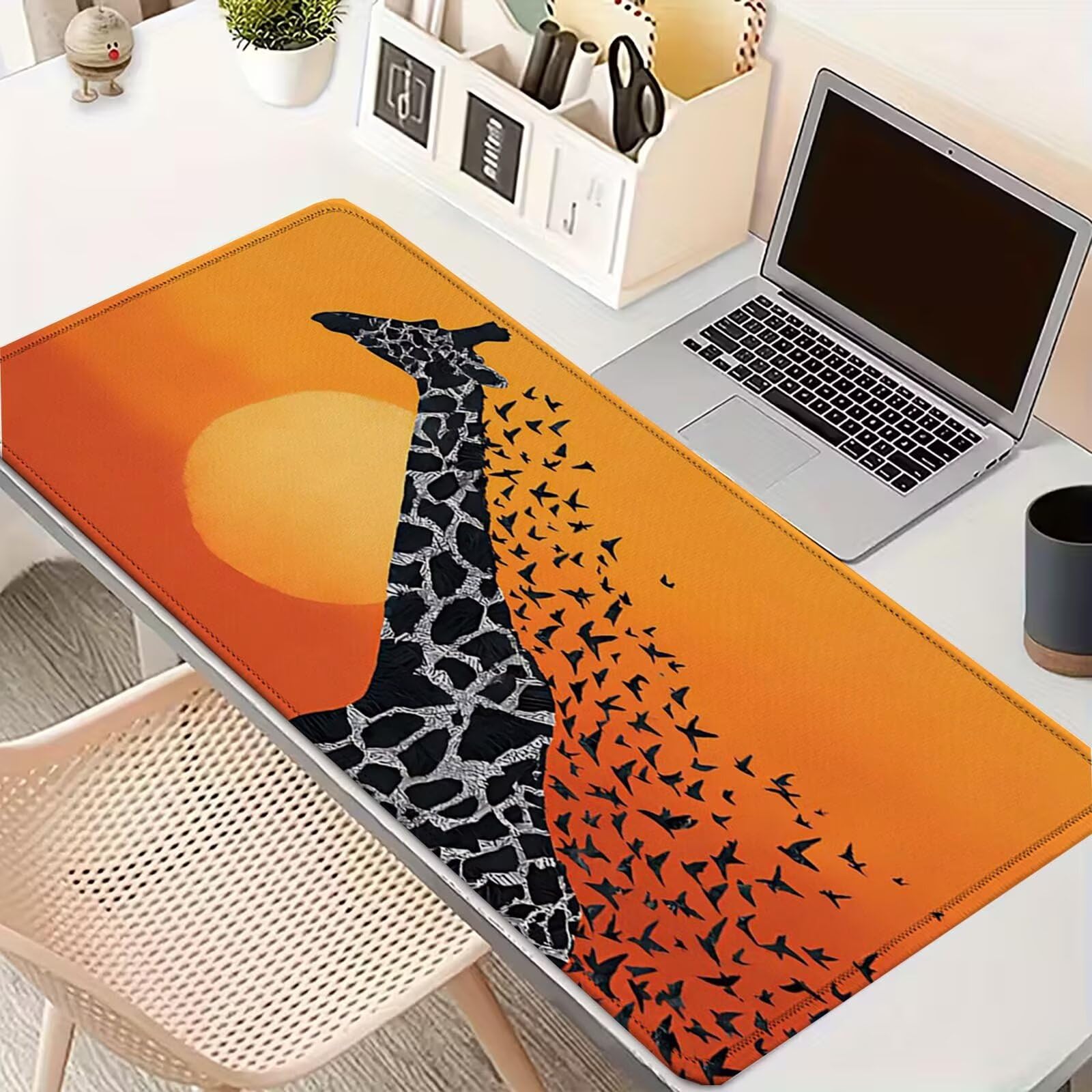 Tapis de Souris, Tapis de Souris Gaming 900 x 450 mm Couleur Orange 0-z105