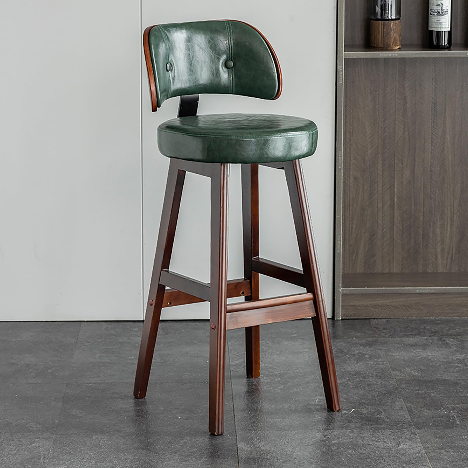 Tabouret de bar gris pour îlot de cuisine et salle à manger