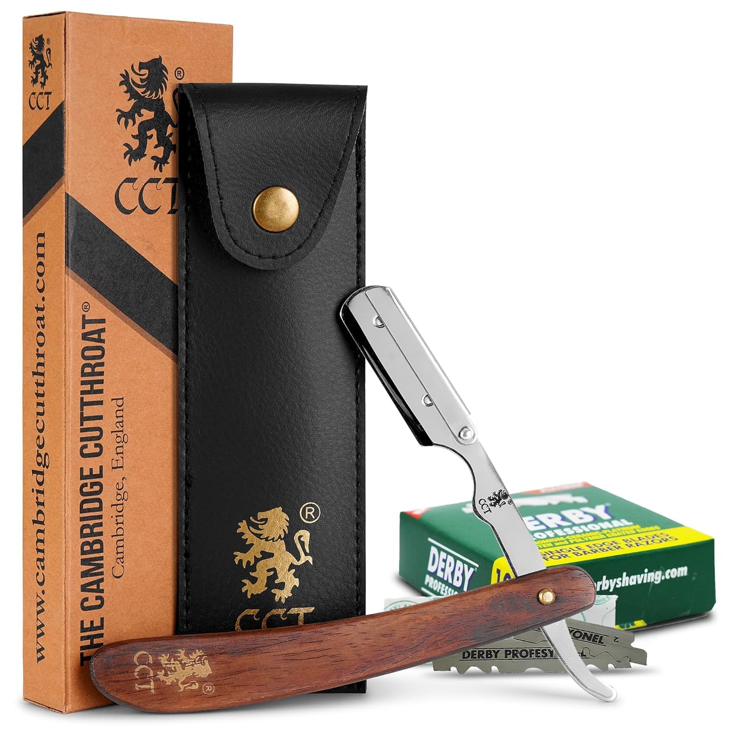 Amazon.com: The Cambridge Cutthroat® Cut Throat Razor Kit with