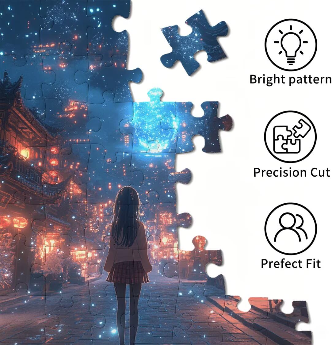 Puzzle 1314 Pieces Anime Puzzle Adulte 75x50cm, onirique, n-87