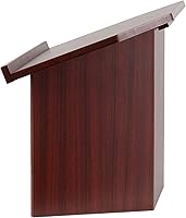 Vista 10 de Flash Furniture Mysta - Atril de mesa plegable en caoba